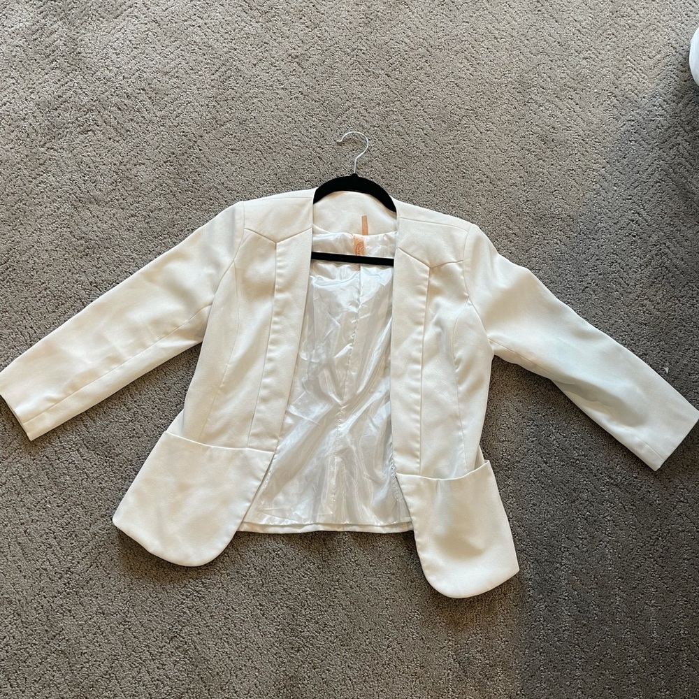 White blazer